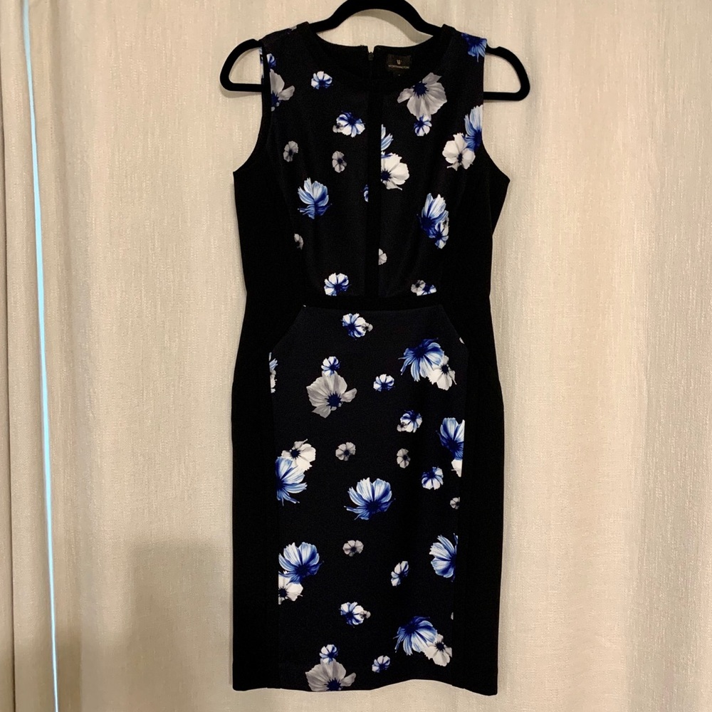 NWT Worthington black floral bodycon dress